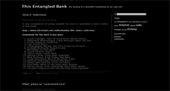 Desktop Screenshot of entangledbank.co.uk