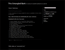 Tablet Screenshot of entangledbank.co.uk